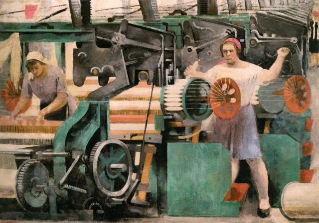Самохвалов А.Н. Ткацкий цех. 1929 Самохвалов А.Н. Ткацкий цех. 1929